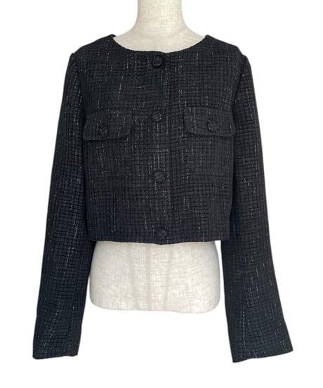 ［Black］ツイードジャケット/ Tweed Jacket