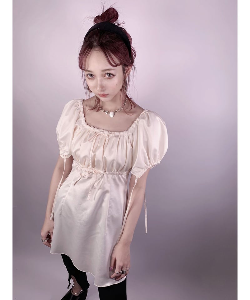 Emboss Tunic One-Piece 型押しチュニックワンピース | FICTION Emboss Tunic One-Piece 型押しチュニックワンピース | FICTION
