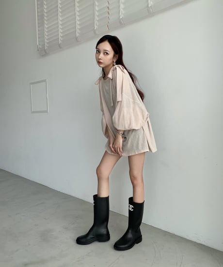 シアーリボントップ /Sheer Ribbon Top