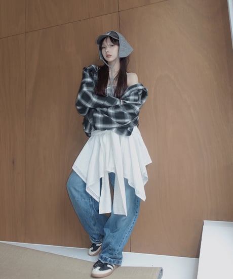 【CottonLace White】ランダムスカート / Random Skirt