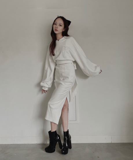 スウェットスリットスカート / Slit Sweat Skirt