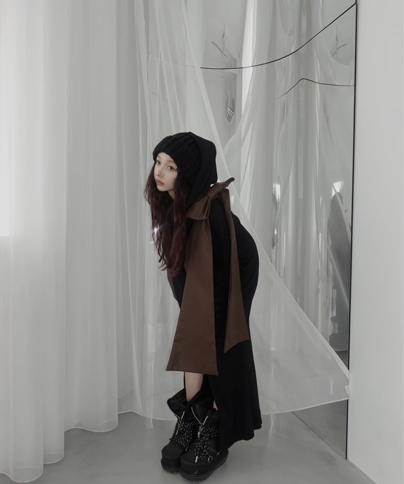 ワンショルダーリボンバッグ /One Shoulder Ribbon Bag | FICTIO