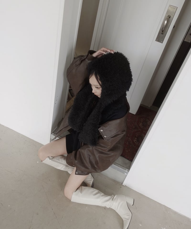 フードマフラー /Hooded Muffler | FICTION TOKYO OFFICIA フードマフラー /Hooded Muffler | FICTION TOKYO OFFICIA