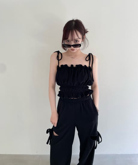 パイルフリルキャミソール / Pile Frill Camisole