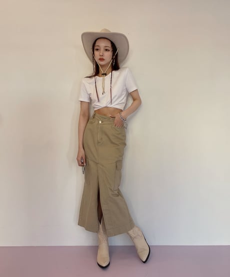スリットカーゴスカート / Slit Cargo Skirt