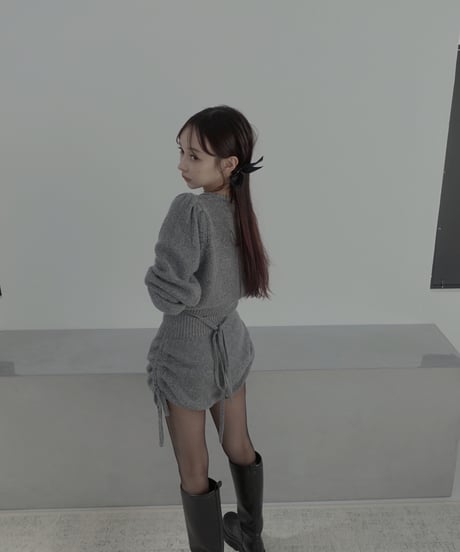 フロントクロスニットカーディガン / Front Cross Knit Cardigan