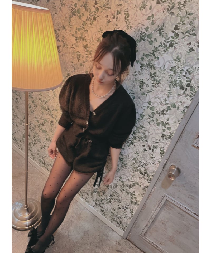 フロントクロスニットカーディガン / Front Cross Knit Cardigan |