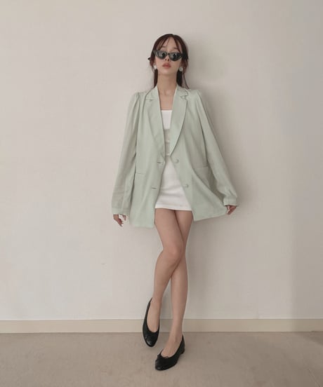 パフスリーブシアージャケット /Puff Sleeve Sheer Jacket