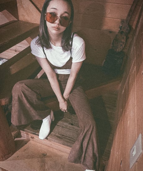 Fake Suede Flare Pants　スウェードフレアパンツ