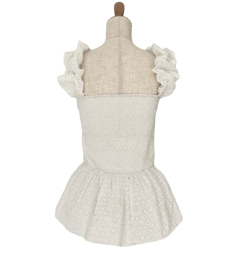 【Milk】コットンレーストップ(+ビッグシュシュ）/ CottonLace Top(+BigSHUSHU)