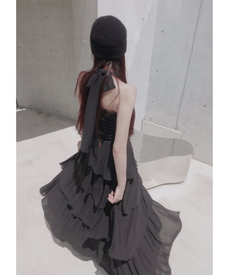 【Black】サマーロングドレス / Summer Long Dress