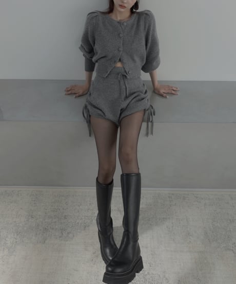 フロントクロスニットカーディガン / Front Cross Knit Cardigan