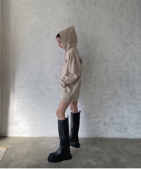 トラックソールロングブーツ / Track Sole Long Boots