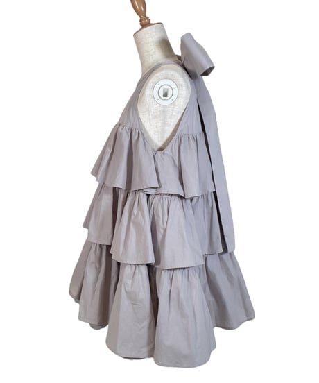【Cloudy】ティアードバルーンチュニックワンピース / Tiered Balloon Tunic One-Piece