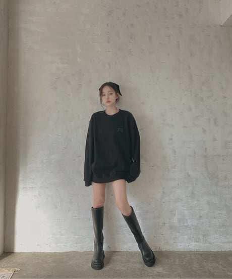 【ブラック】リプリントスウェット /Reprint Sweat