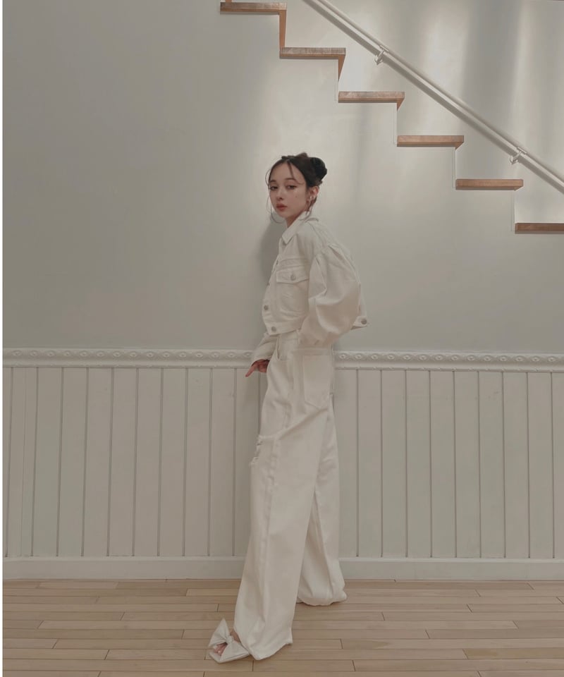 極美品✨OURHOME きれいめデニムジャケット　現行　ネイビー きれいめデニムジャケット – OURHOME