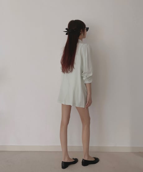 パフスリーブシアージャケット /Puff Sleeve Sheer Jacket