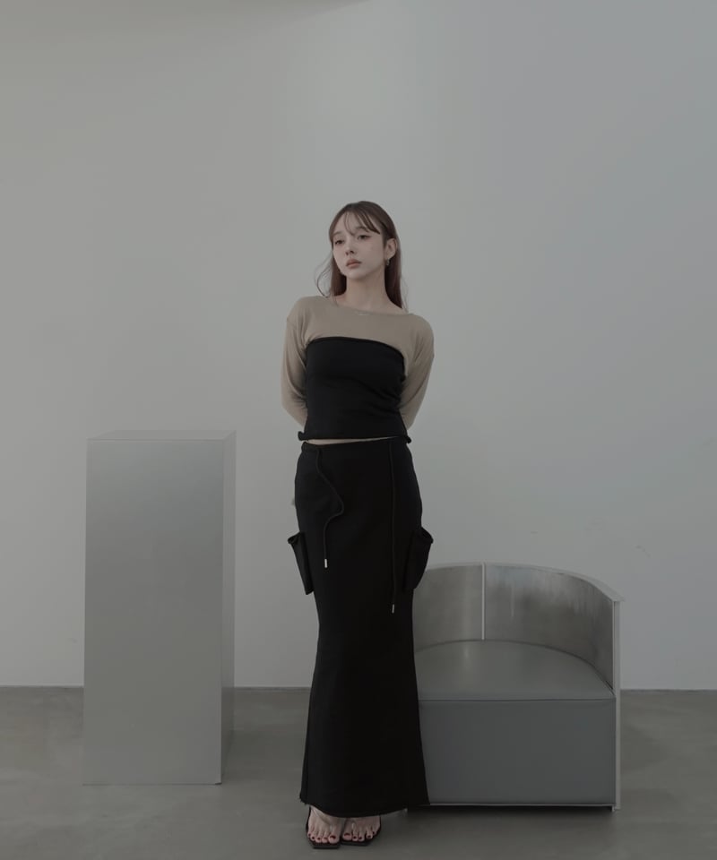 Basic Collection】2Wayシアートップ /2Way Sheer Top |