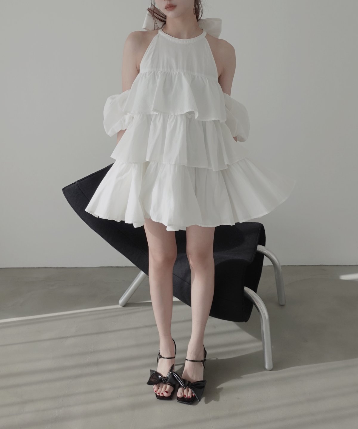 Milk】ティアードバルーンチュニックワンピース / Tiered Balloon Tuni