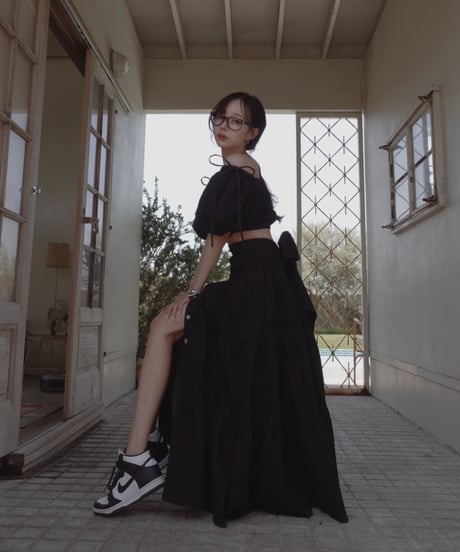 バルーンスリーブデニムトップ / Ballon Sleeve Denim Top