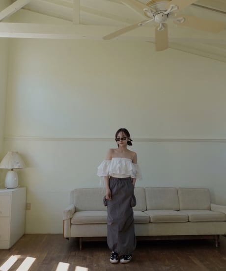 3wayスリーブボリュームフリルトップ / 3Way Sleeve Volume Frills Top