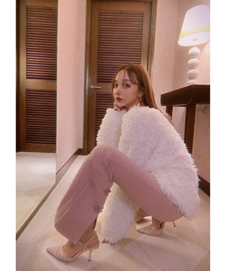 チャイナリボンスリットパンツ China Ribbon Slit Pants