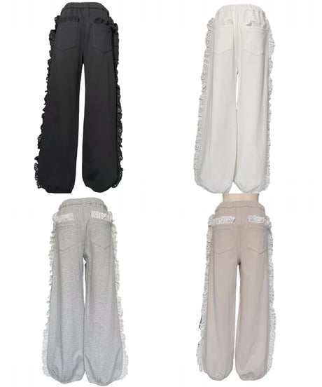 フリルスウェットパンツ /Frill Sweat Pants