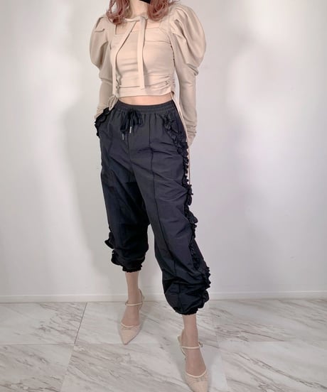 Raffled Jogger Pants ジョガーパンツ
