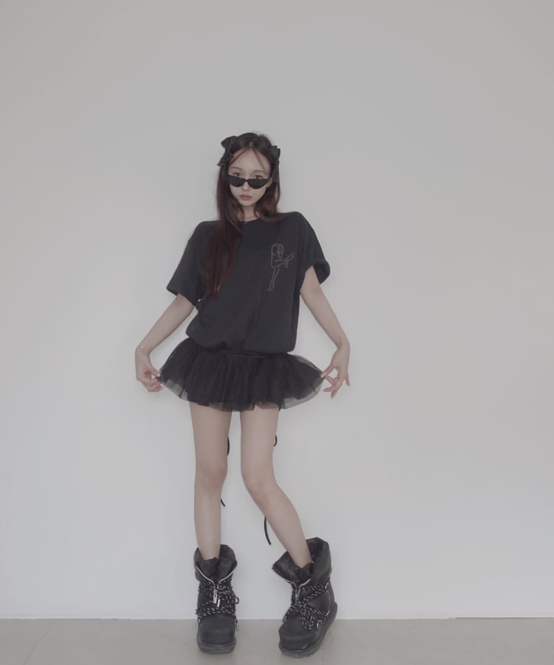 2Wayチュールトップ / 2Way Tulles Top | FICTION TOKYO O