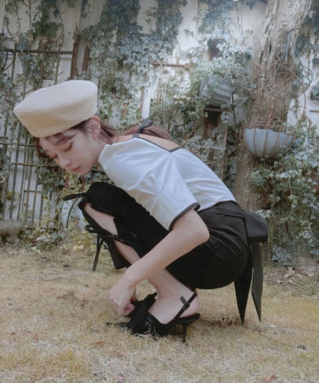 リボンクロップドパンツ/Ribbon Cropped Pants