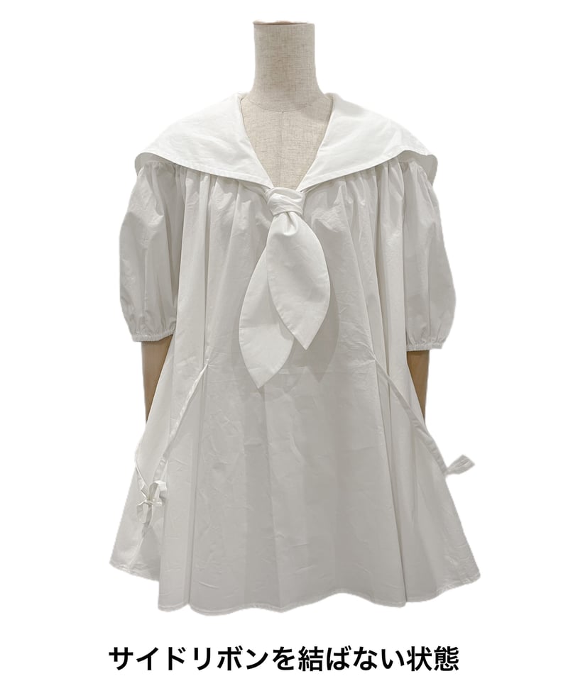 セーラーカラーチュニックワンピース / Sailor Collar Tunic One-Pie...