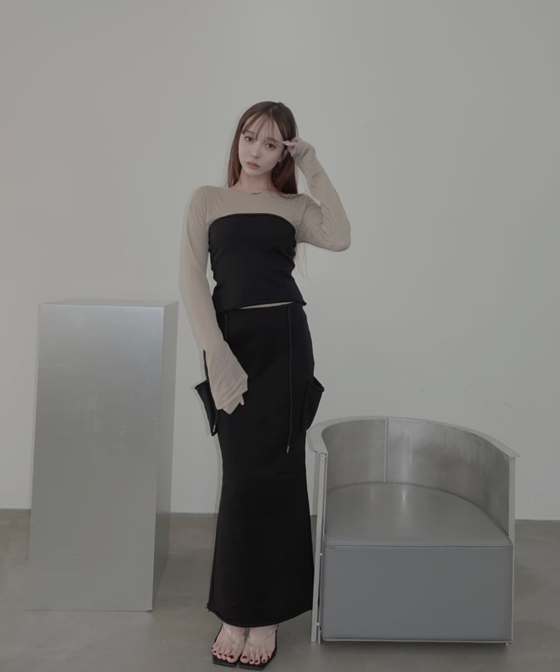 セット割引】ベアトップ＋スカート | FICTION TOKYO OFFICIAL SHOP