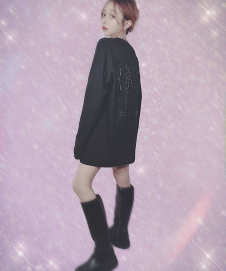 ジェリープリントロンT Jerry Print"Spider Web" Long Sleeve T