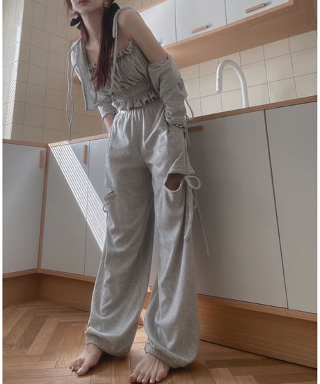 パイルサイドカットパンツ /Pile Side Cut Pants