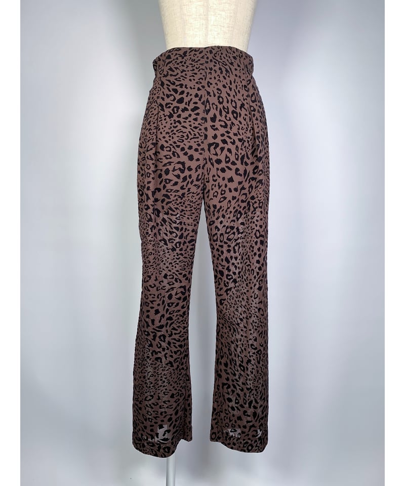 Leopard Sheer Pants レオパードシアーパンツ | FICTION TOKYO Leopard Sheer Pants レオパードシアーパンツ | FICTION TOKYO