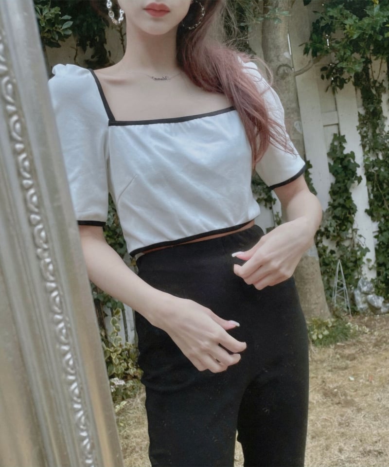 2Wayパイピングボディースーツ /2Way binding Body Suit