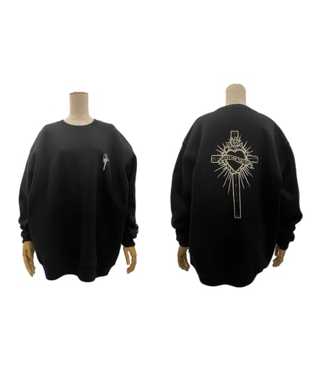 【ブラック】リプリントスウェット /Reprint Sweat
