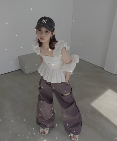 【Milk】コットンレーストップ(+ビッグシュシュ）/ CottonLace Top(+BigSHUSHU)