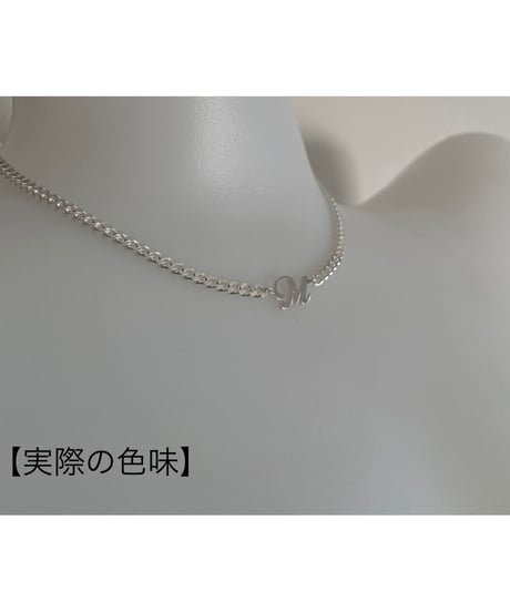 【1文字】"My Choker" /  Silver925 (シルバーカラー)