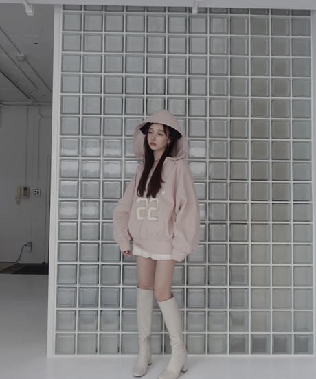 【Pink】♡22♡2Wayカラートップ / ♡22♡2Way Collar Top