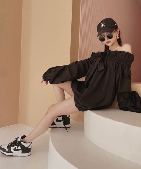 バルーンチュニックワンピース / Balloon Tunic One-Piece