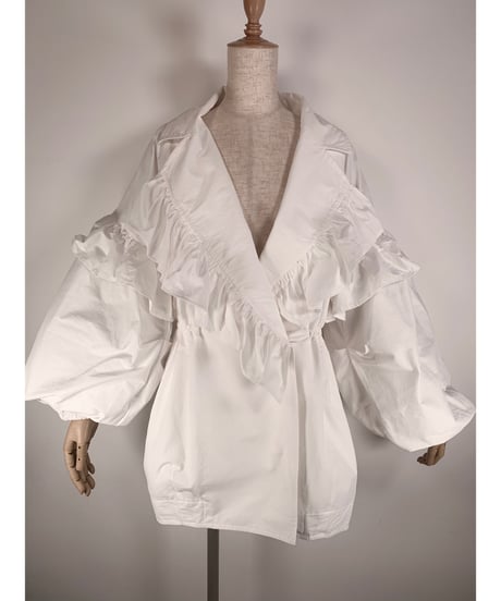 フリルカラージャケット　Raffled Collar Jacket