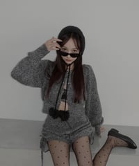 フロントクロスニットカーディガン / Front Cross Knit Cardigan
