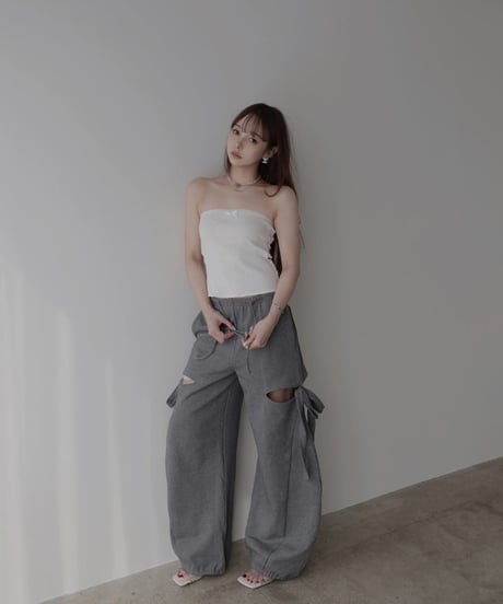 ポイントレースベアトップ/Point Lace Bandeau Top