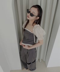2wayスリーブチェストポケットトップ/2way Sleeve Chest Pocket Top