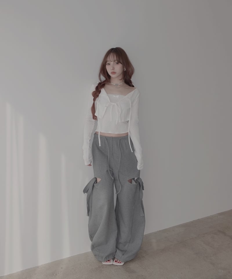 リボンカーディガン/Ribbon Cardigan | FICTION TOKYO OFFIC