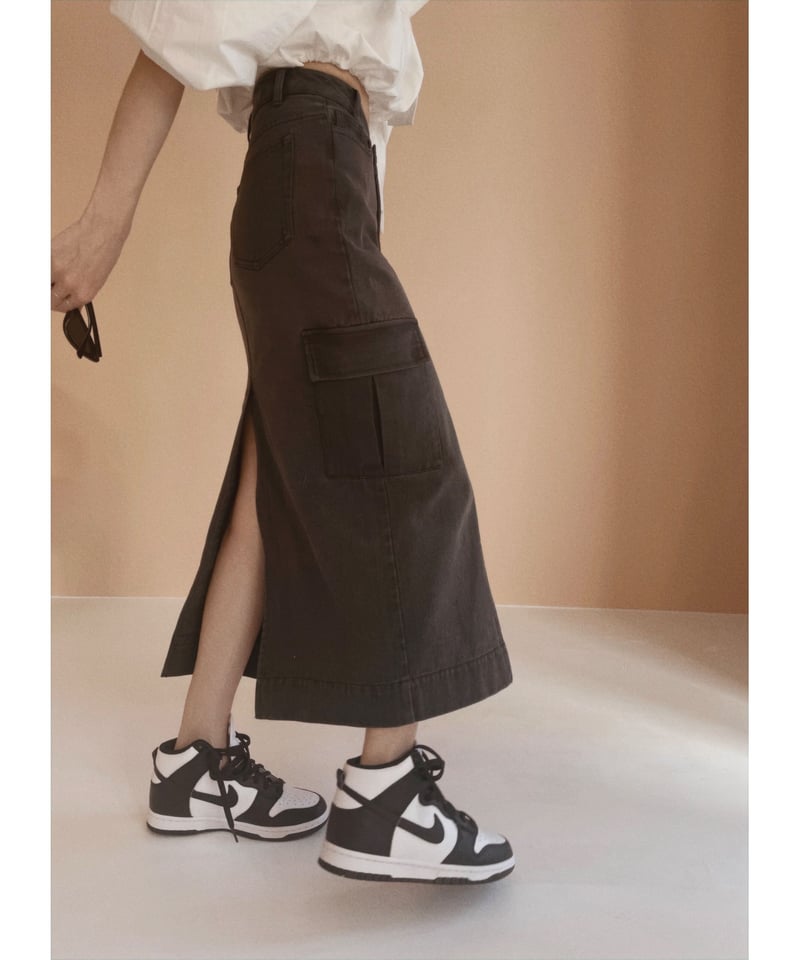 スリットカーゴスカート / Slit Cargo Skirt | FICTION TOKYO スリットカーゴスカート / Slit Cargo Skirt | FICTION TOKYO