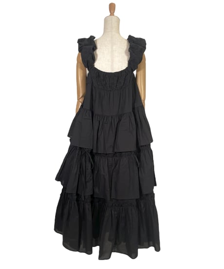 【Black】ガウンドレス/Gown Dress