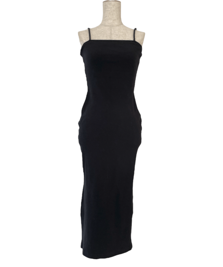 【Basic Collection】リブキャミソールスリットワンピース-Long- /Rib Camisole Slit One-Piece