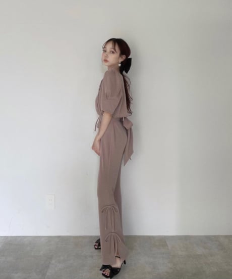 ビジューストラップバックリボンオールインワン /Bijou Strap Back Ribbon All-in-One